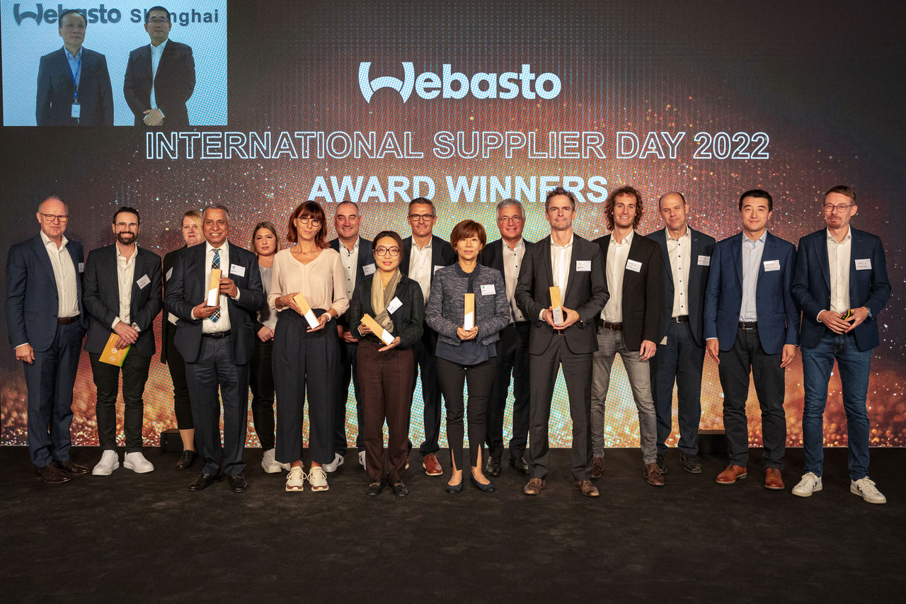 International Supplier Day 2022 Award Group Picture ©Webasto Group